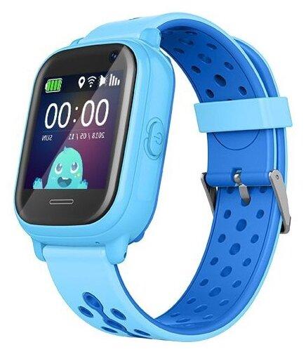 Часы телефон Smart Baby Watch Wonlex KT04 (голубой) - фото 1 - id-p216564169