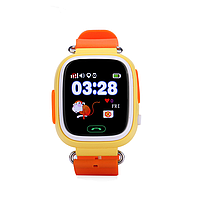 Часы телефон Smart Baby Watch Wonlex Q80 (оранжевый)