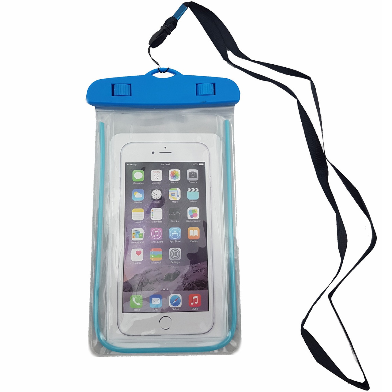 Чехол для телефона водонепроницаемый Oubala 4.7 - 6 дюймов (голубой) - фото 1 - id-p216566244
