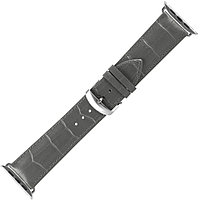 Кожаный ремешок Konaforen для Apple Watch 38-40-41 мм (серый)