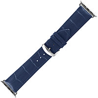 Кожаный ремешок Konaforen для Apple Watch 38-40-41 мм (синий)