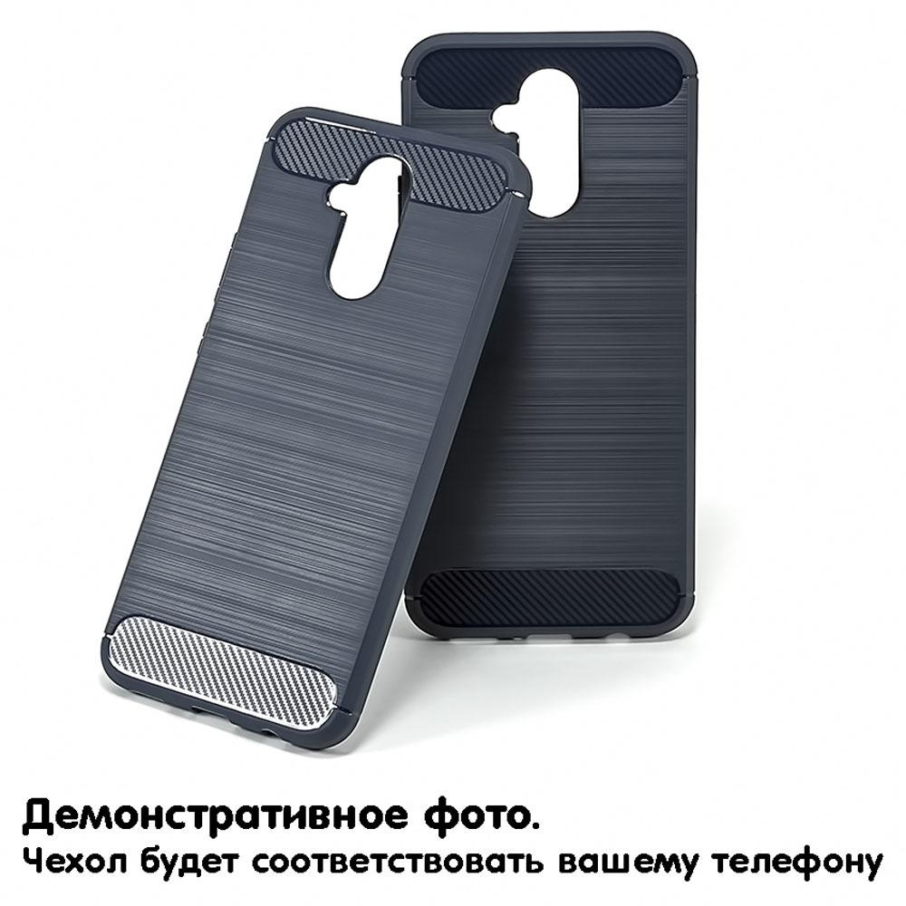 Чехол бампер Brushed Line для Xiaomi Redmi GO (синий) - фото 1 - id-p216565175
