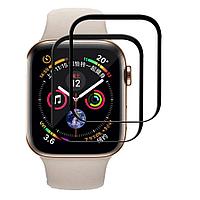 Защитное стекло для Apple Watch 40мм Glass 3D 1-4 серия (мягкий край)