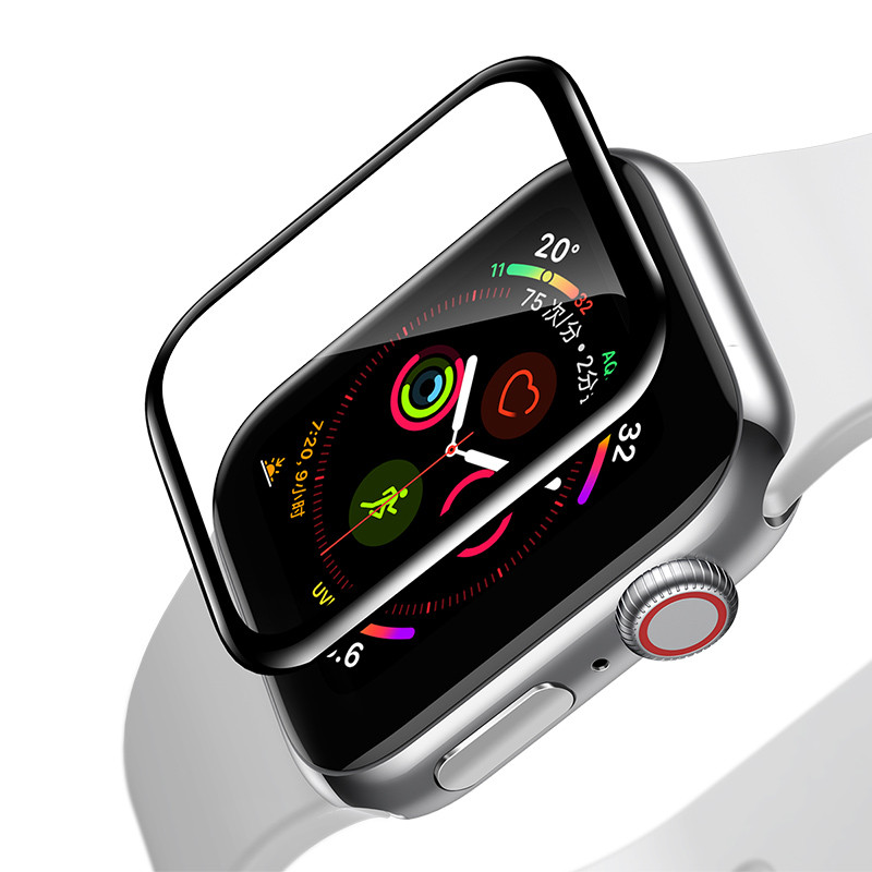 Защитное стекло для Apple Watch 40мм Glass 3D 1-4 серия (мягкий край) - фото 3 - id-p216566387