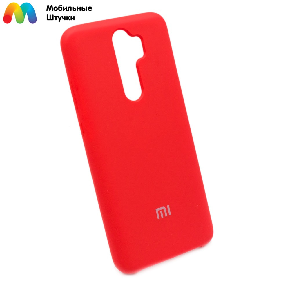 Чехол бампер Silicone Cover для Xiaomi Redmi Note 8 Pro (красный) - фото 1 - id-p216565324