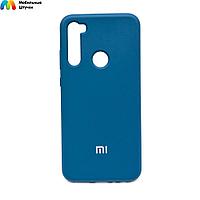 Чехол бампер Silicone Cover для Xiaomi Redmi Note 8T (космический синий)