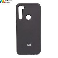 Чехол бампер Silicone Cover для Xiaomi Redmi Note 8T (черный)