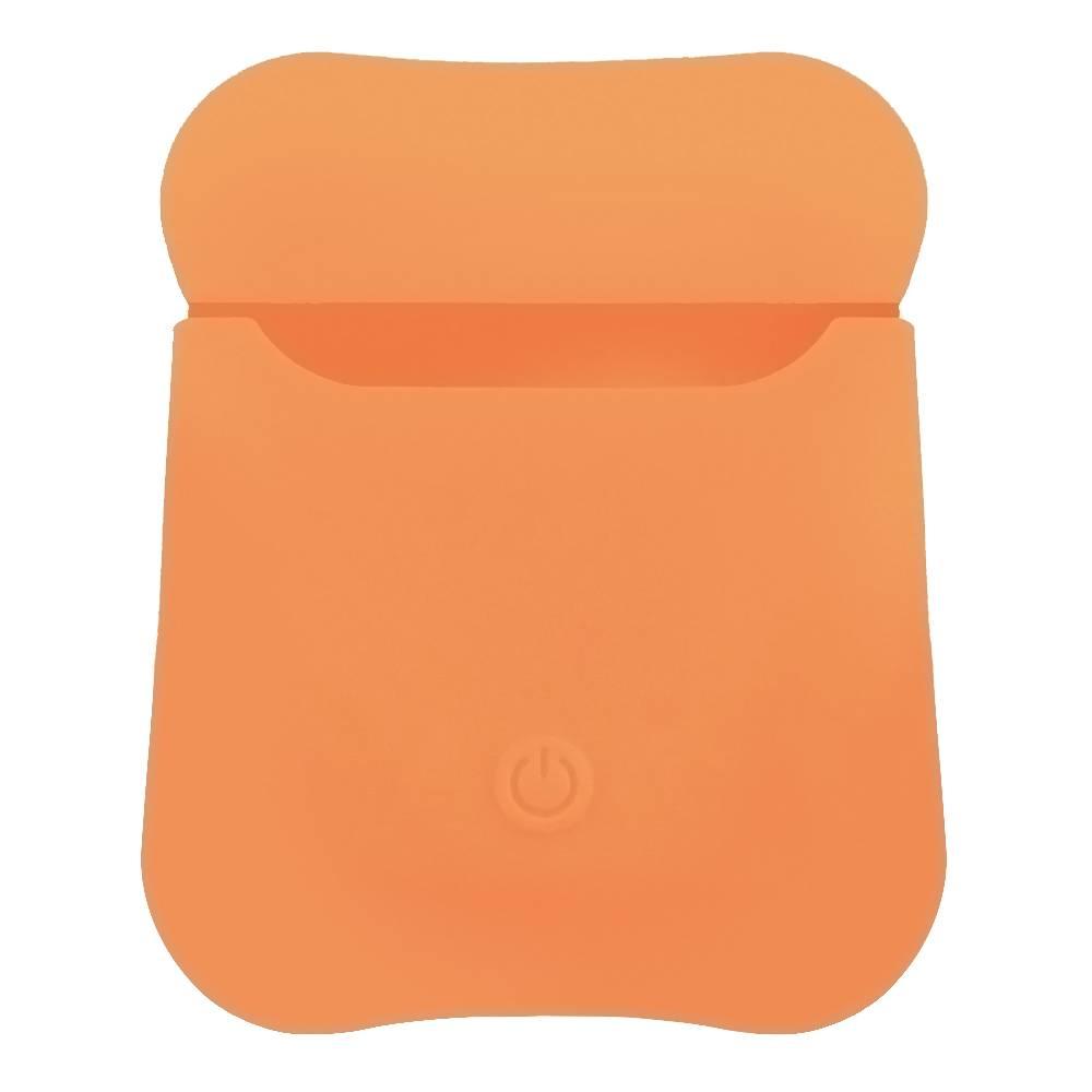 Чехол Silicone Case для наушников AirPods (Tangerine/66) - фото 1 - id-p216564433