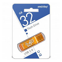 Флешка SmartBuy Glossy 32GB USB 2.0 (оранжевая)