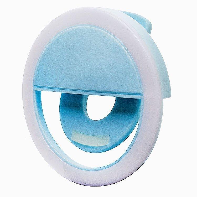 Кольцевая лампа Selfie Ring Light RK-34 (синий) - фото 2 - id-p216564667