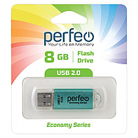 Флешка Perfeo Economy Series 8GB USB 2.0 (зеленый)