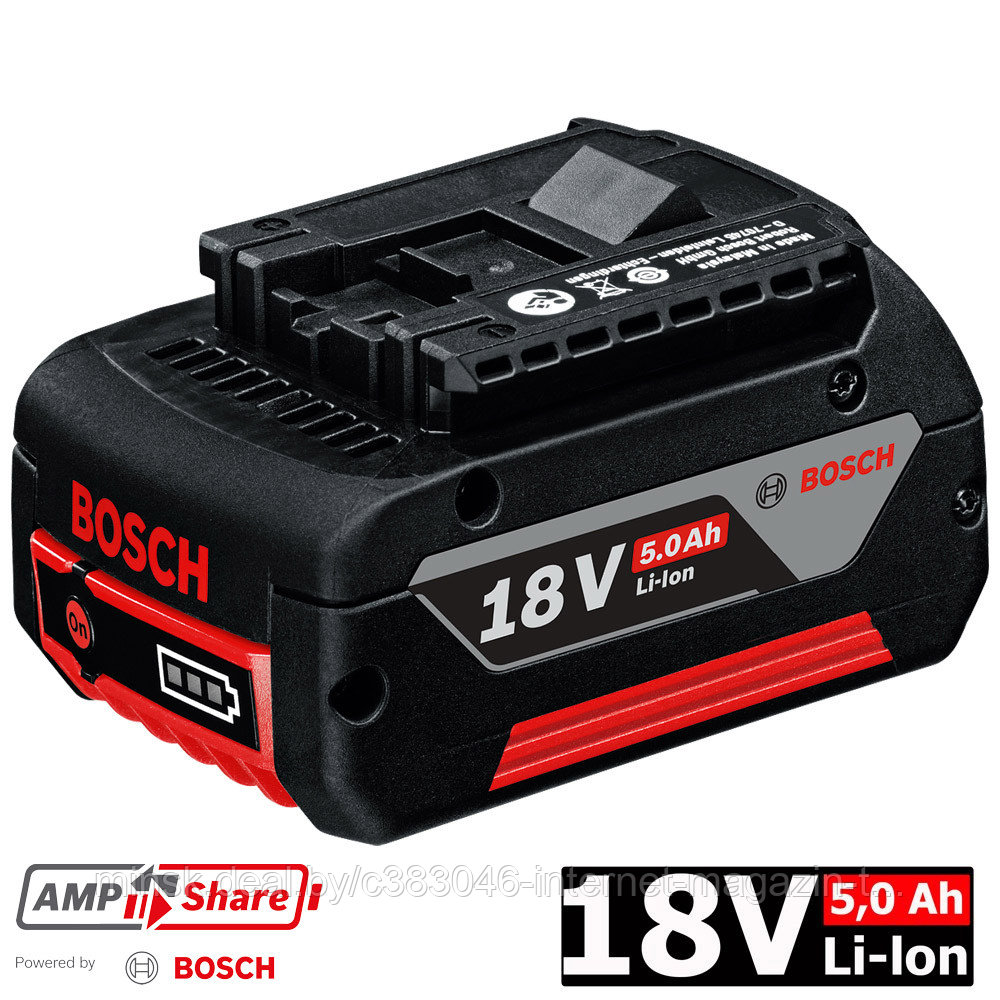 Аккумулятор GBA 18 V 5.0 Ah (1 шт) Professional BOSCH (1600A002U5)