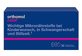 Биологически активная добавка для беременных женщин ОРТОМОЛ/ORTHOMOL® Natal plus (таблетки+капсулы) № 30