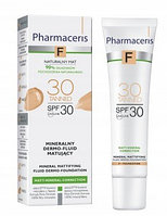 Матирующий тональный флюид Pharmaceris F SPF 30 (тон Light 10), 30 мл