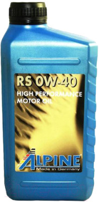 Моторное масло ALPINE RS 0W40 / 0100221 - фото 1 - id-p216576856