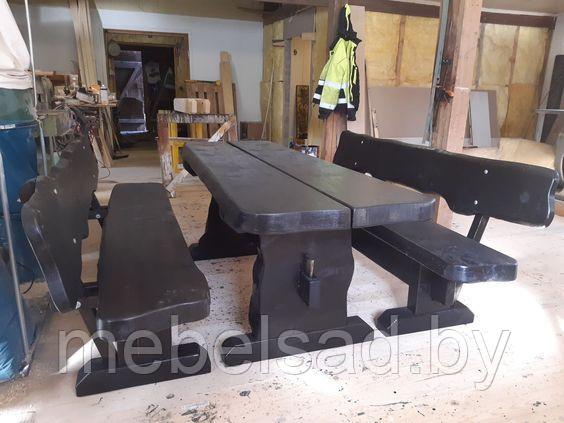 Набор садовый и банный  деревянный "Сельский Премиум №5"  1,8 метра 3 предмета