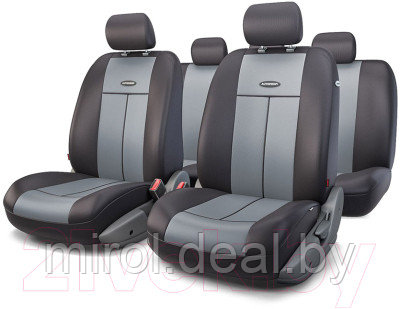 Комплект чехлов для сидений Autoprofi TT-902P BK/D.GY - фото 1 - id-p216578015