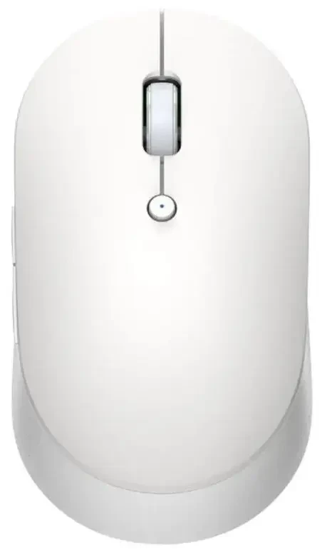 Мышь беспроводная Xiaomi Mi Dual Mode Wireless Mouse Silent Edition (белый) - фото 1 - id-p216581675