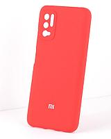 Силиконовый чехол Xiaomi Poco M3 Pro 5G / Redmi Note 10 5G (красный)