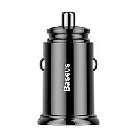 Автомобильное зарядное устройство Baseus Circular Plastic A+C 30W PPS Car Charger (черный)