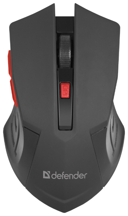 Мышь Defender Accura MM-275 USB (черный-красный) - фото 1 - id-p216579544