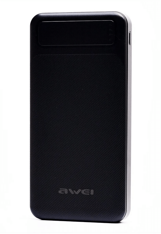Портативный аккумулятор Awei P5K 10000 mAh (черный) - фото 2 - id-p216581726