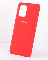 Силиконовый чехол для Samsung Galaxy S10 lite, A91, M80S (красный)