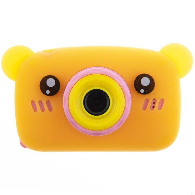 Детский фотоаппарат Smart Kids Camera мишка (оранжевый)