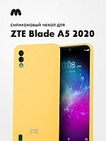 Силиконовый чехол для ZTE Blade A5 (2020) (желтый)