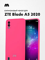 Силиконовый чехол для ZTE Blade A5 (2020) (розовый)