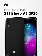 Силиконовый чехол для ZTE Blade A5 (2020) (черный)