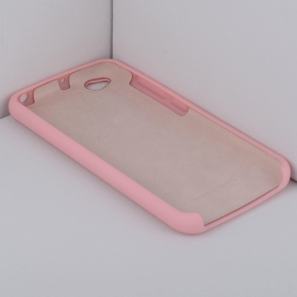 Чехол бампер Silicone Cover для Xiaomi Redmi Go (розовый) - фото 1 - id-p216581849