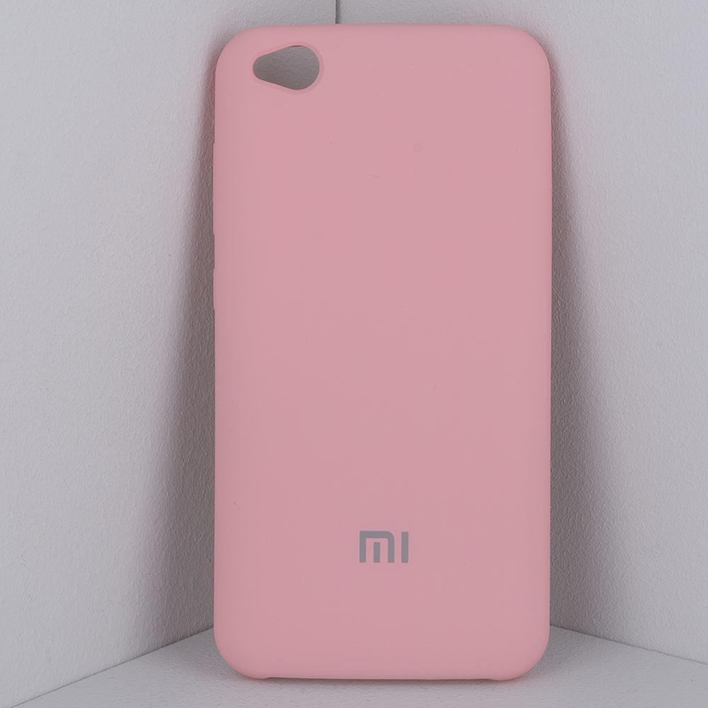 Чехол бампер Silicone Cover для Xiaomi Redmi Go (розовый) - фото 3 - id-p216581849