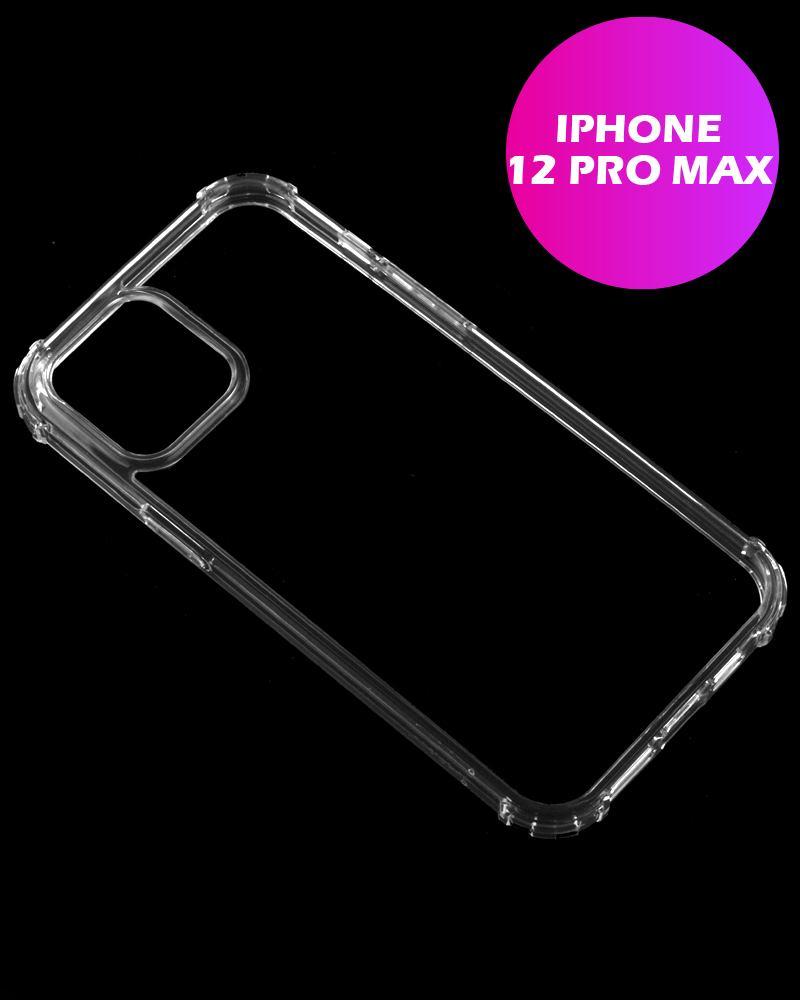 Чехол бампер iPaky Crystal для iPhone 12 Pro Max (прозрачный) - фото 1 - id-p216580867