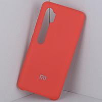 Чехол бампер Silicone Cover для Xiaomi Mi Note 10, Mi CC9 Pro (красный)