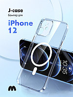 Прозрачный чехол бампер J-case Magsafe для IPhone 12