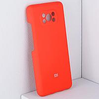 Силиконовый чехол для Xiaomi Poco X3, X3 Pro (красный)