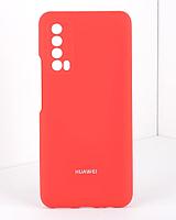Силиконовый чехол для Huawei P Smart 2021 (красный)