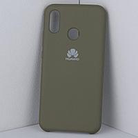 Чехол бампер Silicone Cover для Huawei P20 lite, Nova 3e (зеленый)