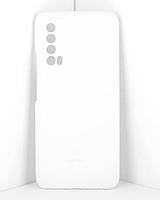 Силиконовый чехол для Huawei P Smart (2021) (белый)