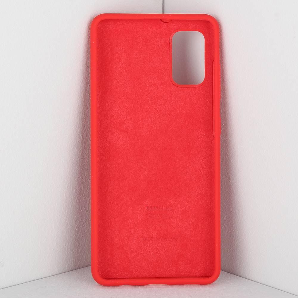 Силиконовый чехол для Samsung Galaxy A41 (красный) - фото 2 - id-p216579866