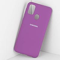 Силиконовый чехол для Samsung Galaxy M21, M30S (фиолетовый)