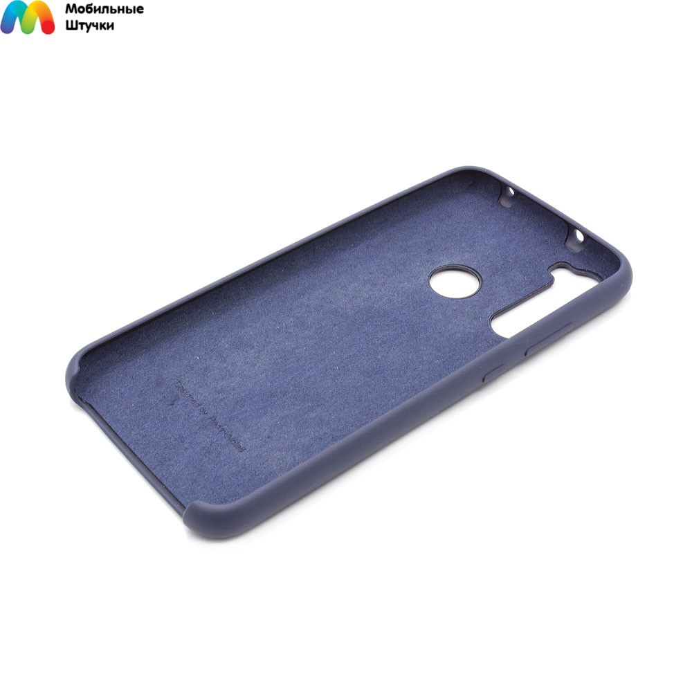Чехол бампер Silicone Cover для Xiaomi Redmi Note 8, Note 8 (2021) (черный) - фото 2 - id-p216578946