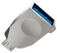 Адаптер OTG Hoco UA10 microUSB - USB