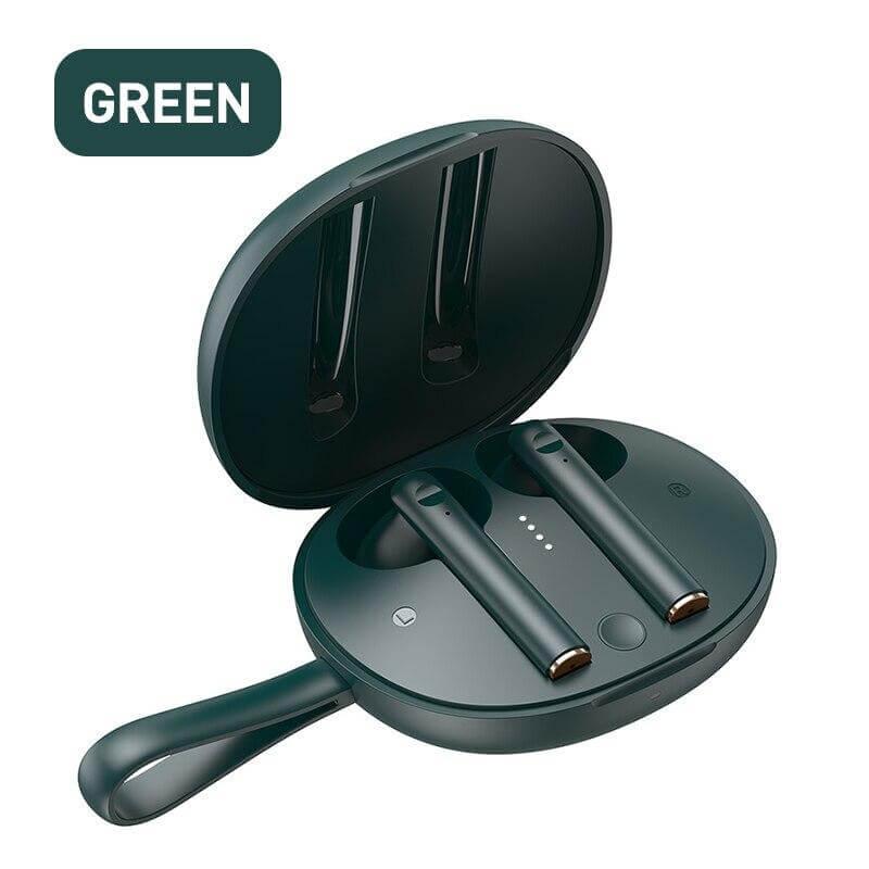 Наушники Baseus Encok True Wireless Earphones W05 (зеленый) - фото 1 - id-p216581098