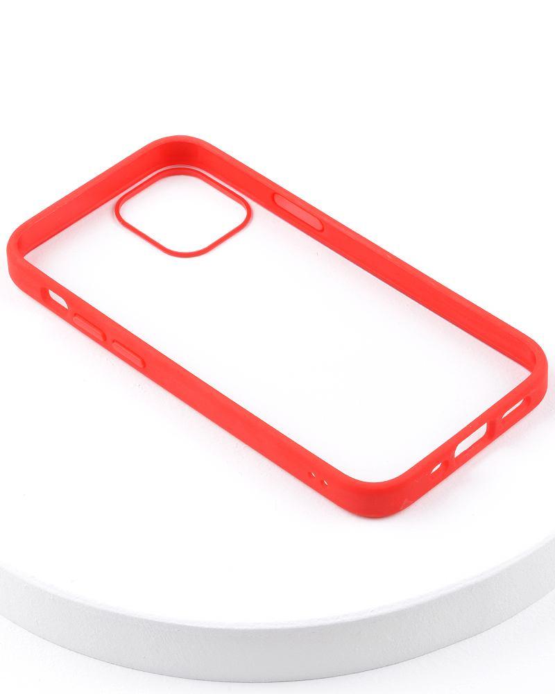 Чехол бампер iPaky Crystal для iPhone 12 mini (красный) - фото 2 - id-p216582142