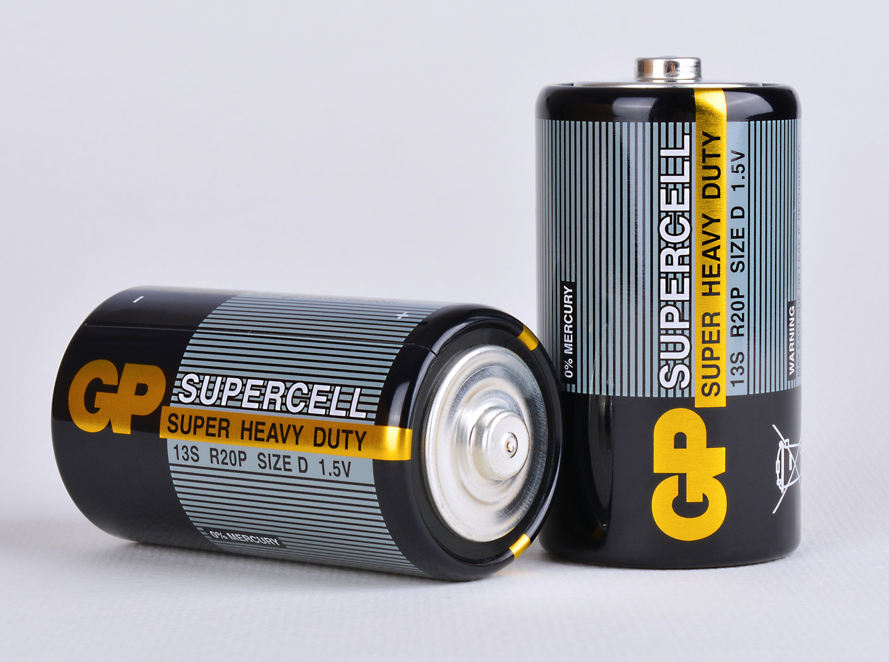 Батарейка R20 GP SuperCell 1.5V (1 шт.) - фото 2 - id-p216583986