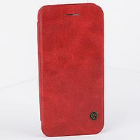 Чехол книжка Nillkin Qin для iPhone 7, 8, SE (2020) (красный)