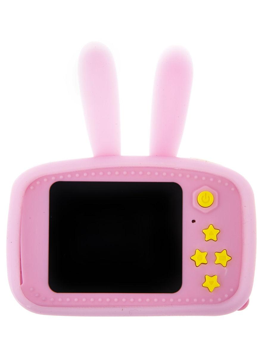 Детский фотоаппарат Smart Kids Camera зайка (розовый) - фото 2 - id-p216580221