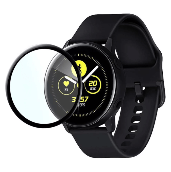 Защитное мягкое стекло для Samsung Galaxy Watch Active 2 (44mm) - фото 1 - id-p216580225